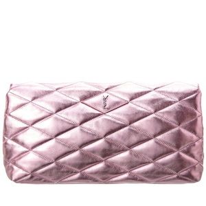 Saint Laurent new authentic Sade puffer envelope clutch